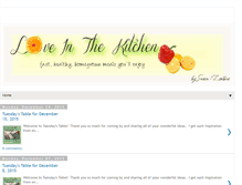 Tablet Screenshot of lovefromthekitchen.com